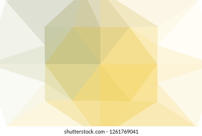 Light Green, Yellow vector low poly layout. Colorful abstract illustration with gradient. A completely new design for your business.