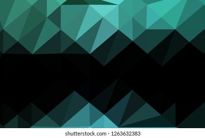 Light Green, Yellow vector low poly texture. Shining colored illustration in a Brand new style. Template for your brand book.