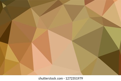 Light Green, Yellow vector low poly texture. Creative geometric illustration in Origami style with gradient. A new texture for your web site.