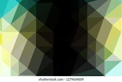 Light Green, Yellow vector low poly layout. Colorful abstract illustration with gradient. Completely new template for your business design.