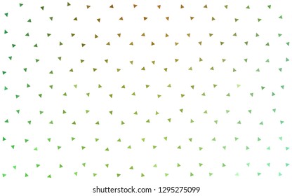 Light Green, Yellow vector  low poly layout. Modern abstract illustration with triangles. A new texture for your web site.
