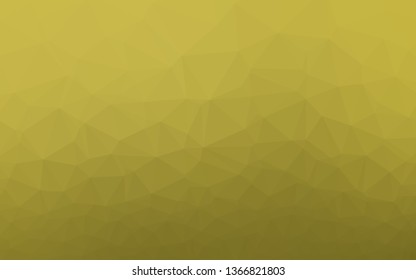 Light Green, Yellow vector low poly layout. A completely new color illustration in a vague style. Template for your brand book.