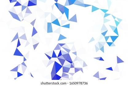 Light Green, Yellow vector low poly layout. Shining polygonal illustration, which consist of triangles. Completely new template for your banner.