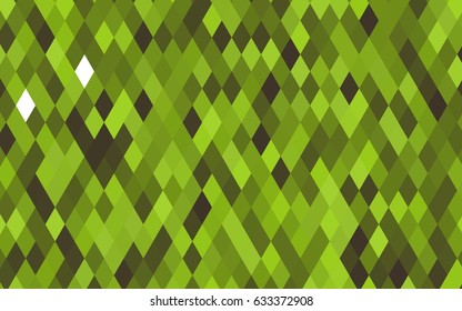 Light Green, Yellow vector low poly template. Creative illustration in halftone style with gradient. The polygonal design can be used for your web site.