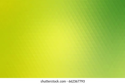 Light Green, Yellow vector low poly background. Glitter abstract illustration with an elegant design. The elegant pattern can be used as part of a brand book.