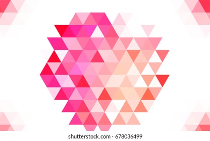 Light Green, Yellow vector low poly background. Shining illustration, which consist of triangles. The polygonal design can be used for your web site.