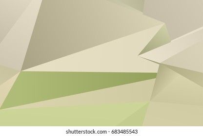 Light Green, Yellow vector low poly background. Brand-new colored illustration in blurry style with gradient. Brand-new style for your business design.