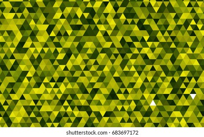 Light Green, Yellow vector low poly template. Brand-new colored illustration in blurry style with gradient. Brand-new style for your business design.