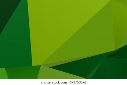 Light Green, Yellow vector low poly pattern. Colorful abstract illustration with gradient. A completely new design for your business.