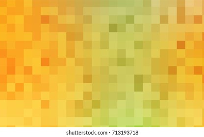 Light Green, Yellow vector low poly background. A sample with a polygonal design. Illustration in polygonal style with repeating squares