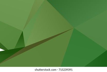 Light Green, Yellow vector low poly template. Creative illustration in halftone style with gradient. A completely new template for your business design.