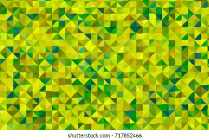 Light Green, Yellow vector low poly template. Geometric illustration in Origami style with gradient.  The completely new template can be used for your brand book.