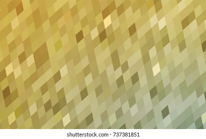 Light Green, Yellow vector low poly background. A sample with a polygonal design. Illustration in polygonal style with repeating squares