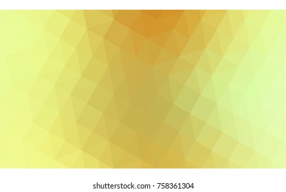 Light Green, Yellow vector Low poly crystal background. Polygon design pattern. Low poly illustration, low polygon background.