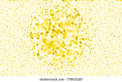 Light Green, Yellow vector low poly background. A sample with a polygonal design. Illustration in polygonal style with repeating squares