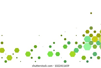 Light Green, Yellow vector modern geometrical abstract background. Texture, brand-new background. Geometric background in Origami style with gradient. 