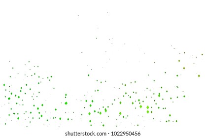 Light Green, Yellow vector modern geometrical background. Abstract template. Geometric pattern in square style with gradient.