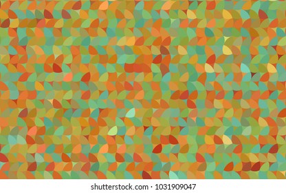 Light Green, Yellow vector modern geometrical circle abstract background. Dotted texture template. Geometric pattern in halftone style with gradient. 