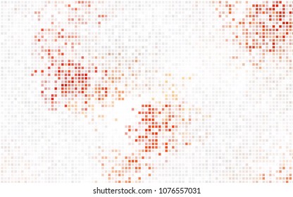 Light Green, Yellow vector modern geometrical background. Abstract template. Geometric pattern in square style with gradient.