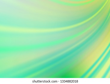 Light Green, Yellow vector modern elegant template. Colorful illustration in blurry style with gradient. The elegant pattern for brand book.