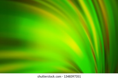 Light Green, Yellow vector modern elegant backdrop. Colorful abstract illustration with gradient. Background for a cell phone.