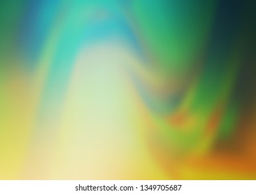 Light Green, Yellow vector modern elegant template. Colorful illustration in blurry style with gradient. The blurred design can be used for your web site.