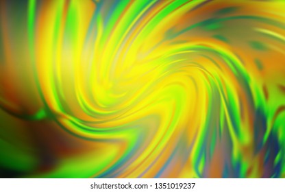 Light Green, Yellow vector modern elegant background. Glitter abstract illustration with gradient design. Background for a cell phone.