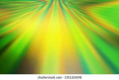Light Green, Yellow vector modern elegant backdrop. Colorful illustration in abstract style with gradient. Background for designs.