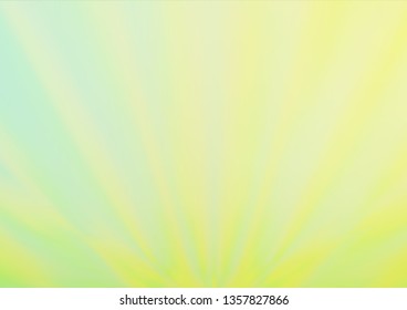 Light Green, Yellow vector modern elegant background. Glitter abstract illustration with an elegant design. The best blurred design for your business.