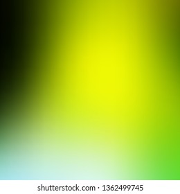 Light Green, Yellow vector modern blurred background. Colorful abstract illustration with gradient. New design for your web apps.