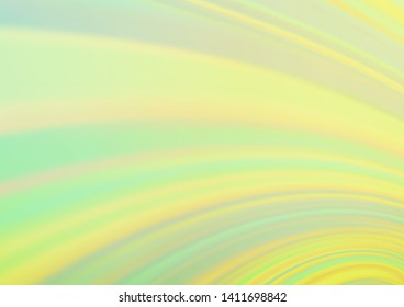 Light Green, Yellow vector modern elegant template. Colorful illustration in blurry style with gradient. A new texture for your design.