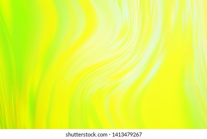 Light Green, Yellow vector modern elegant backdrop. A completely new colored illustration in blur style. Elegant background for a brand book.