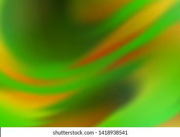 Light Green, Yellow vector modern elegant background. Colorful illustration in blurry style with gradient. Brand new style for your business design.