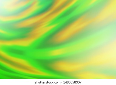 Light Green, Yellow vector modern elegant layout. Abstract colorful illustration with gradient. Elegant background for a brand book.