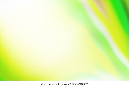 Light Green, Yellow vector modern elegant background. Glitter abstract illustration with gradient design. Smart design for your work.