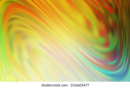 Light Green, Yellow vector modern elegant background. Glitter abstract illustration with gradient design. New design for your business.