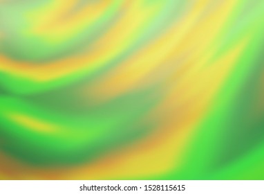 Light Green, Yellow vector modern elegant layout. An elegant bright illustration with gradient. New way of your design.