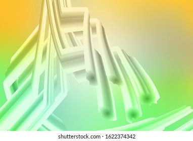 Light Green, Yellow vector modern elegant layout. Glitter abstract illustration with gradient design. New design for your business.