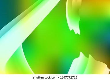 Light Green, Yellow vector modern elegant backdrop. An elegant bright illustration with gradient. Background for a cell phone.
