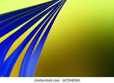 Light Green, Yellow vector modern elegant backdrop. Shining colorful illustration in smart style. Background for designs.
