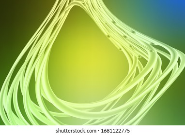 Light Green, Yellow vector modern elegant layout. Glitter abstract illustration with gradient design. New way of your design.