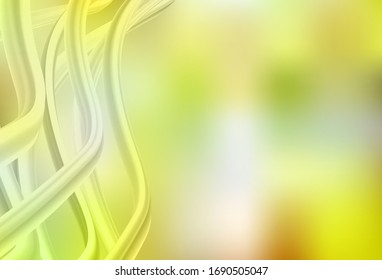 Color verde claro, fondo moderno y elegante vector amarillo. Ilustración abstracta brillante con diseño degradado. Antecedentes elegantes para un libro de marca.