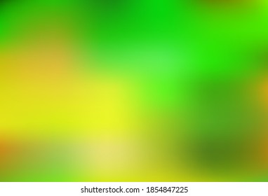 Hellgrüner, gelber, moderner, eleganter Hintergrund. Eine elegante, helle Illustration mit Farbverlauf. Unscharfes Design für Ihre Website.