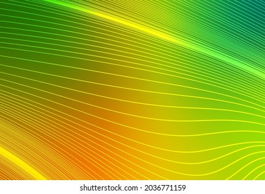 Light Green, Yellow vector modern elegant backdrop. Creative illustration in halftone style with gradient. Background for a cell phone.
