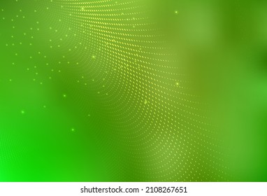 Light Green, Yellow vector Modern abstract illustration with colorful water drops. Glitter abstract illustration with blurred drops of rain. Modern template for landing page.