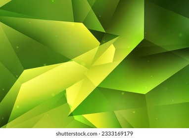 Light Green, Yellow vector Modern abstract illustration with colorful water drops. Abstract illustration with colored bubbles in nature style. Elegant design for wallpapers.