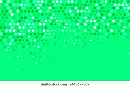 Light Green, Yellow vector Modern abstract illustration with colorful water drops. Glitter abstract illustration with blurred drops of rain. Base for booklets, leaflets