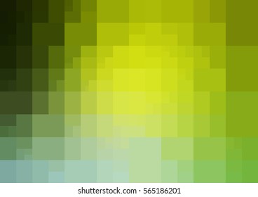 Light Green, Yellow vector modern geometrical abstract background. Texture, seamless template. Geometric pattern in Origami style with gradient. 