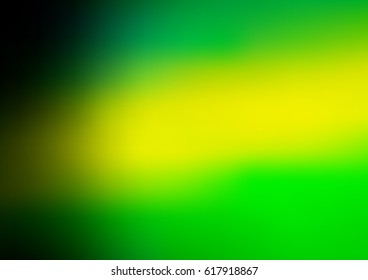 Light Green, Yellow vector modern elegant abstract background with gradient. Brand-new colored template in blurry style. 