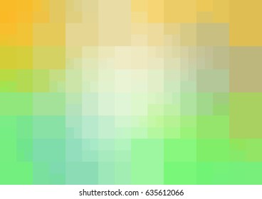Light Green, Yellow vector modern geometrical abstract background. Texture template. Geometric pattern in Origami style with gradient. 